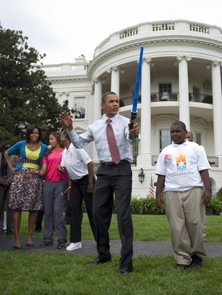 Illustration for article titled Galactic Truth Surfaces as President Obama Finally Reveals Himself as Jedi Master